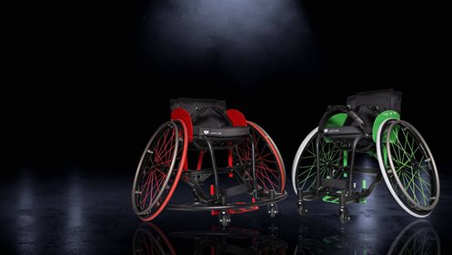 RGK Allstar A2 - pierwszy w pełni regulowany sportowy wózek inwalidzki RGK przystosowany do wielu dy