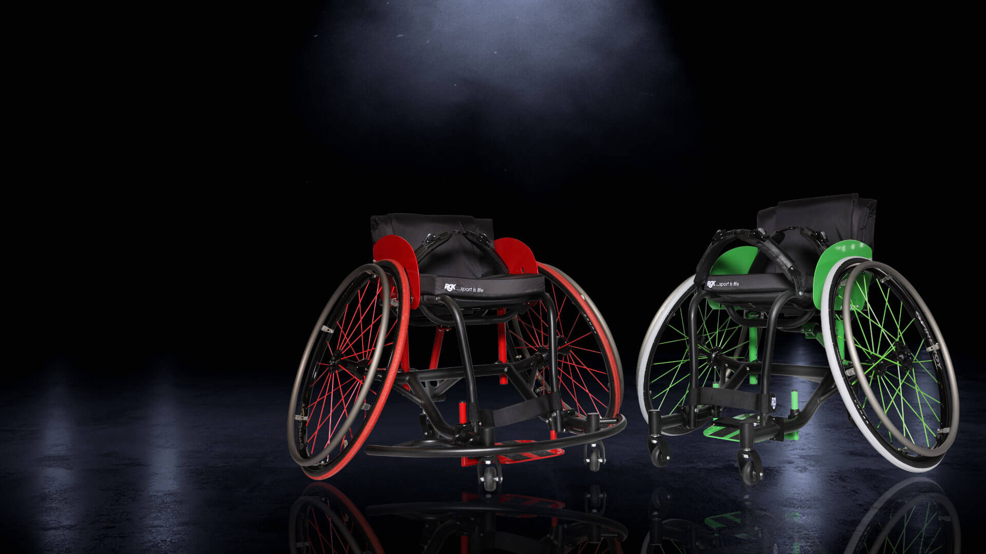 RGK Allstar A2 - pierwszy w pełni regulowany sportowy wózek inwalidzki RGK przystosowany do wielu dyscyplin sportowych